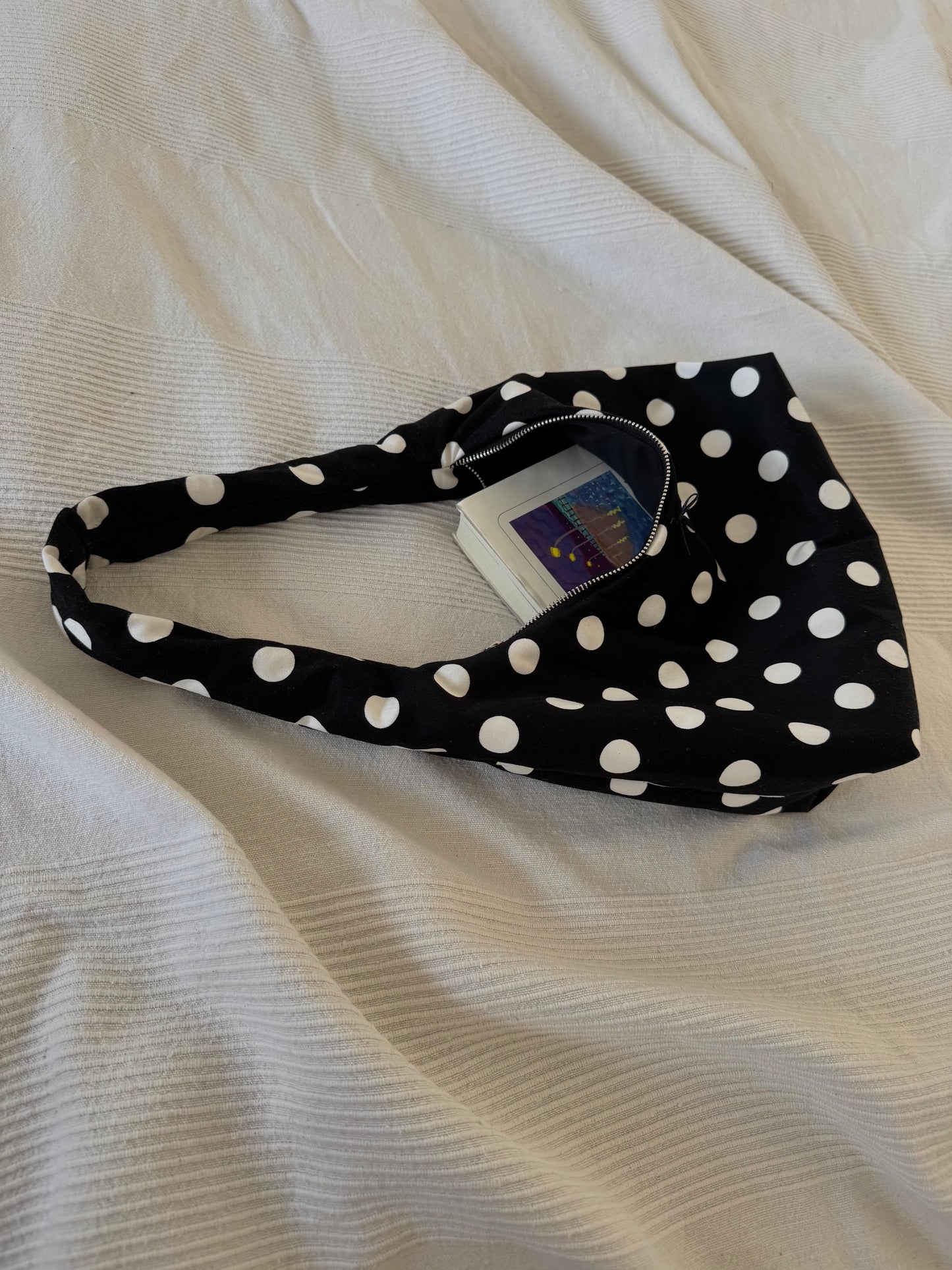 shoulder bag - polka dots